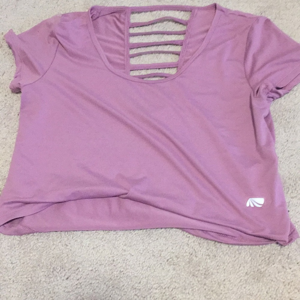 Purple athletic women’s shirt